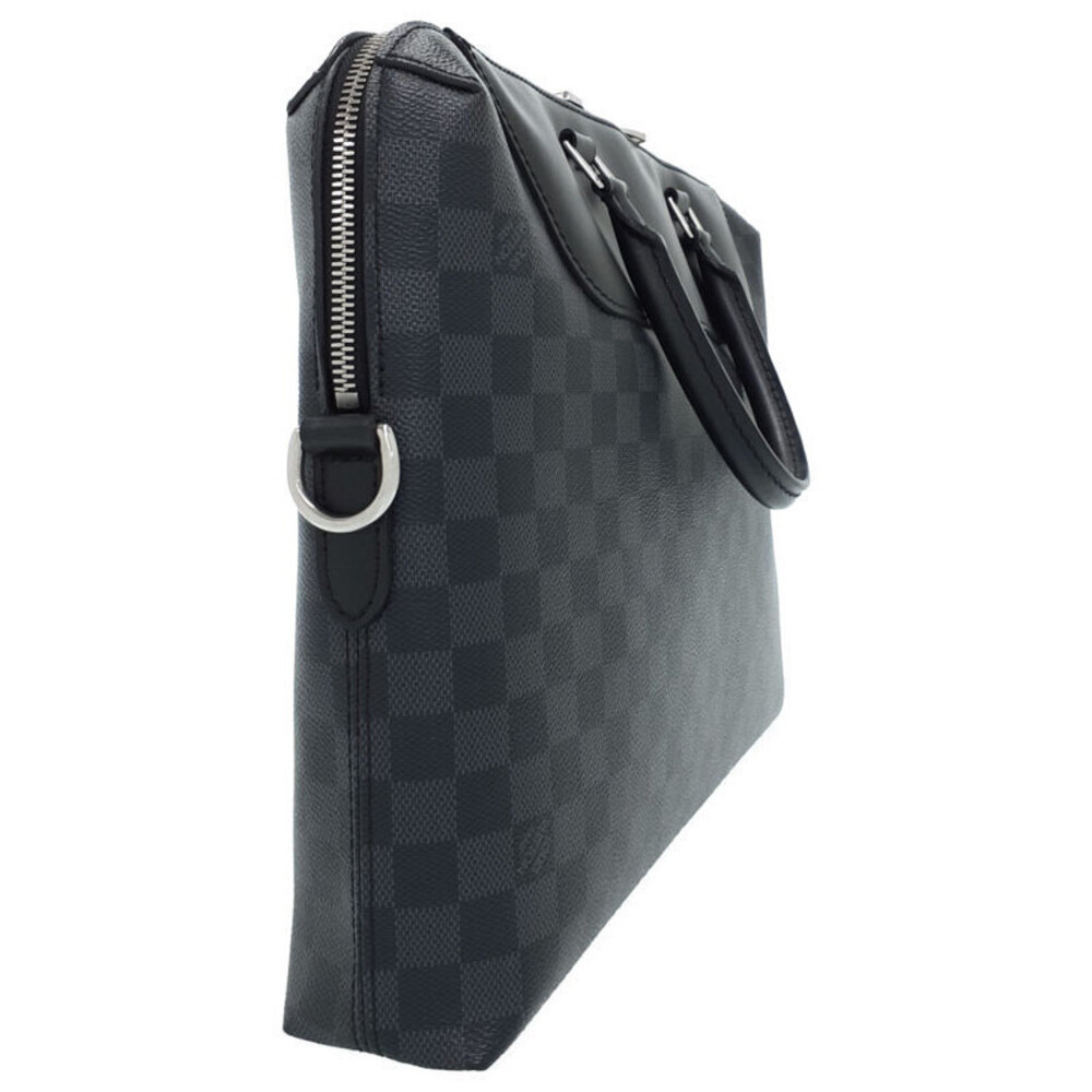 Louis Vuitton Document Damier Black Business Jour Bag Graphite NM Porte PDJ